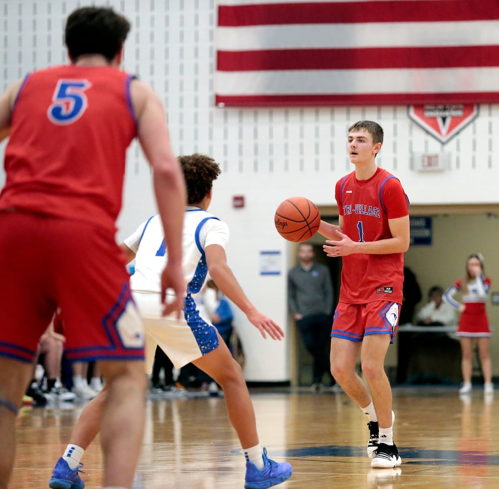 Tri Village Franklin Monroe basketball