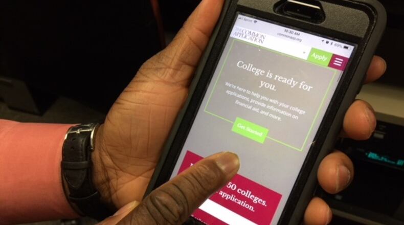 The University of Dayton will begin using the new Common Application to make transferring transcripts, returning or applying to college much easier. STAFF PHOTO