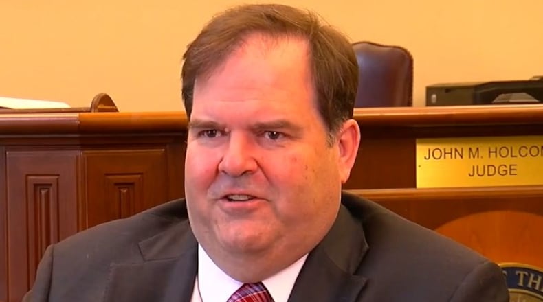 Probate Court Judge John Holcomb talks about $500,000 worth of American Relief Plan Act funding that will allow Butler County's probate and domestic violence courts to hire staff for "essential functions." WCPO/CONTRIBUTED