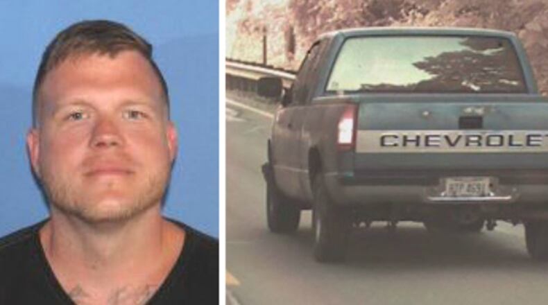 West Chester Police need the public’s help in locating Eric C. Wilson, a 36-year-old Hamilton man wanted on connection with a theft at the Tylersville Road Meijer. He was last seen driving a 1992 Chevrolet pickup truck. PROVIDED