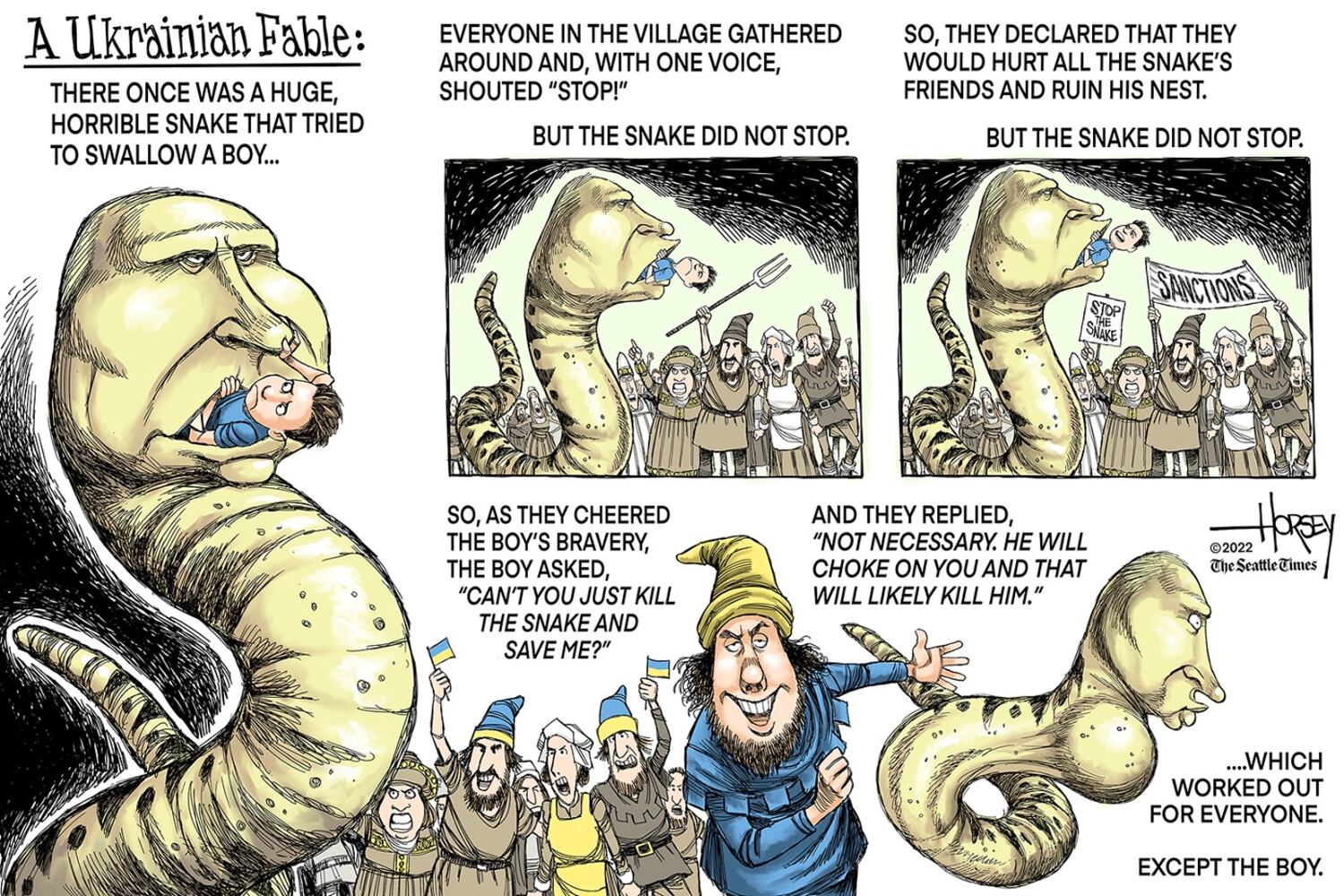 WEEK IN CARTOONS: Ukraine, Putin, baseball lockout and more
