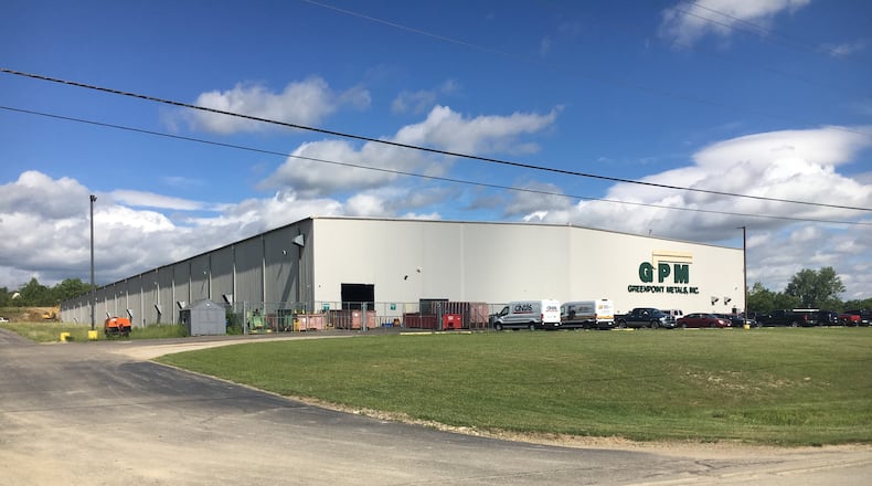 GreenPoint Metals Inc. will break ground today on a nearly 70,000 square-foot expansion at the rear of its metal processing facility at 301 Shotwell Drive in Franklin. ED RICHTER/STAFF