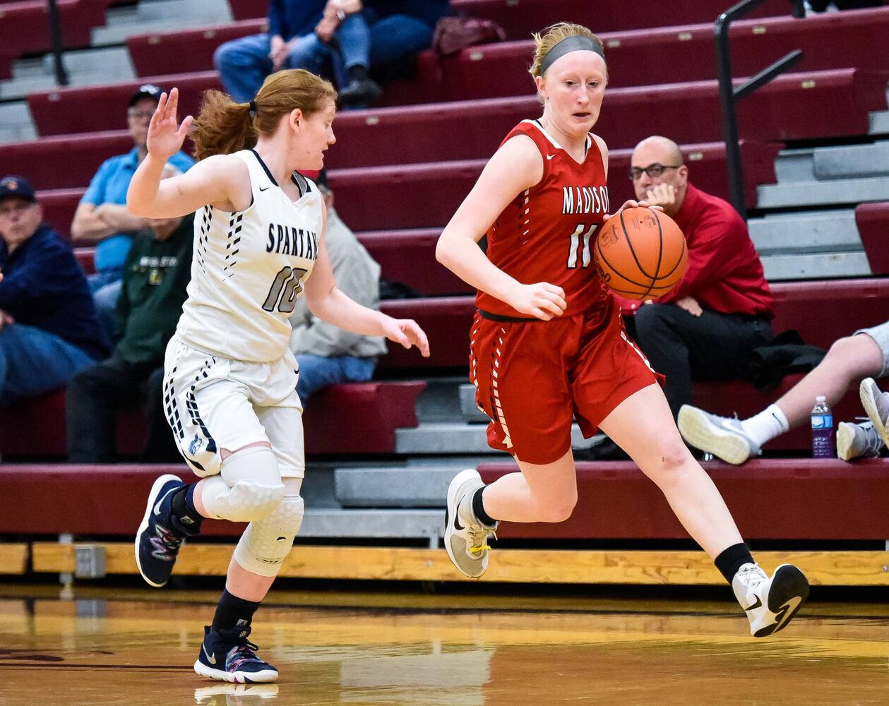 Madison vs Valley View girls sectional basketball