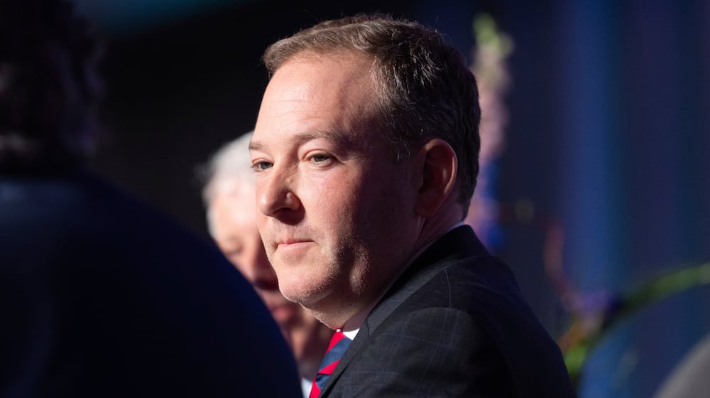 FILE - EPA Administrator Lee Zeldin listens during the annual Alaska Sustainable Energy Conference on June 3, 2025, in Anchorage, Alaska. (AP Photo/Jenny Kane, File)