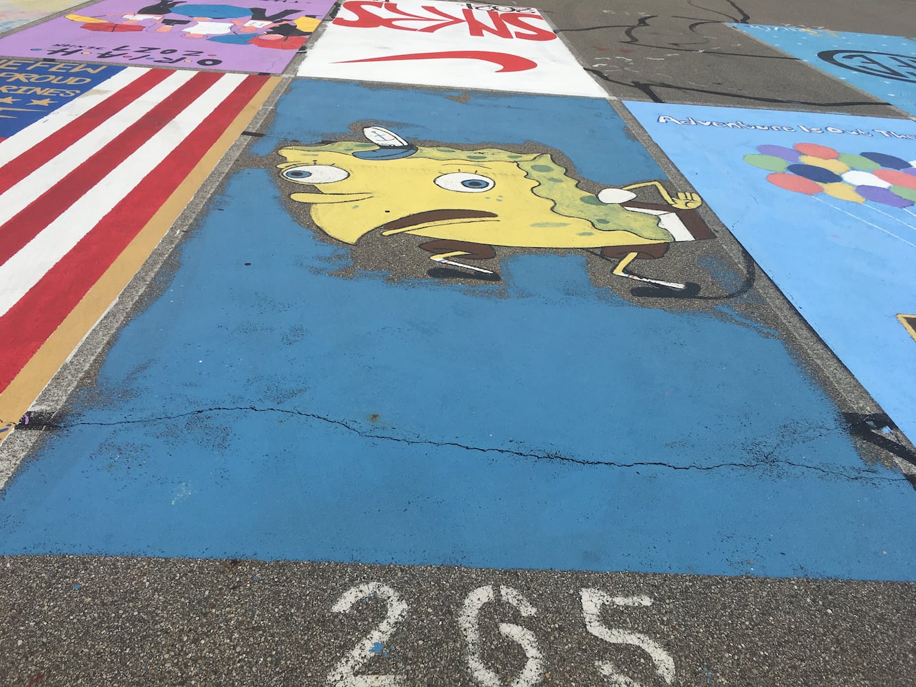 Lakota West High School parking lot spaces