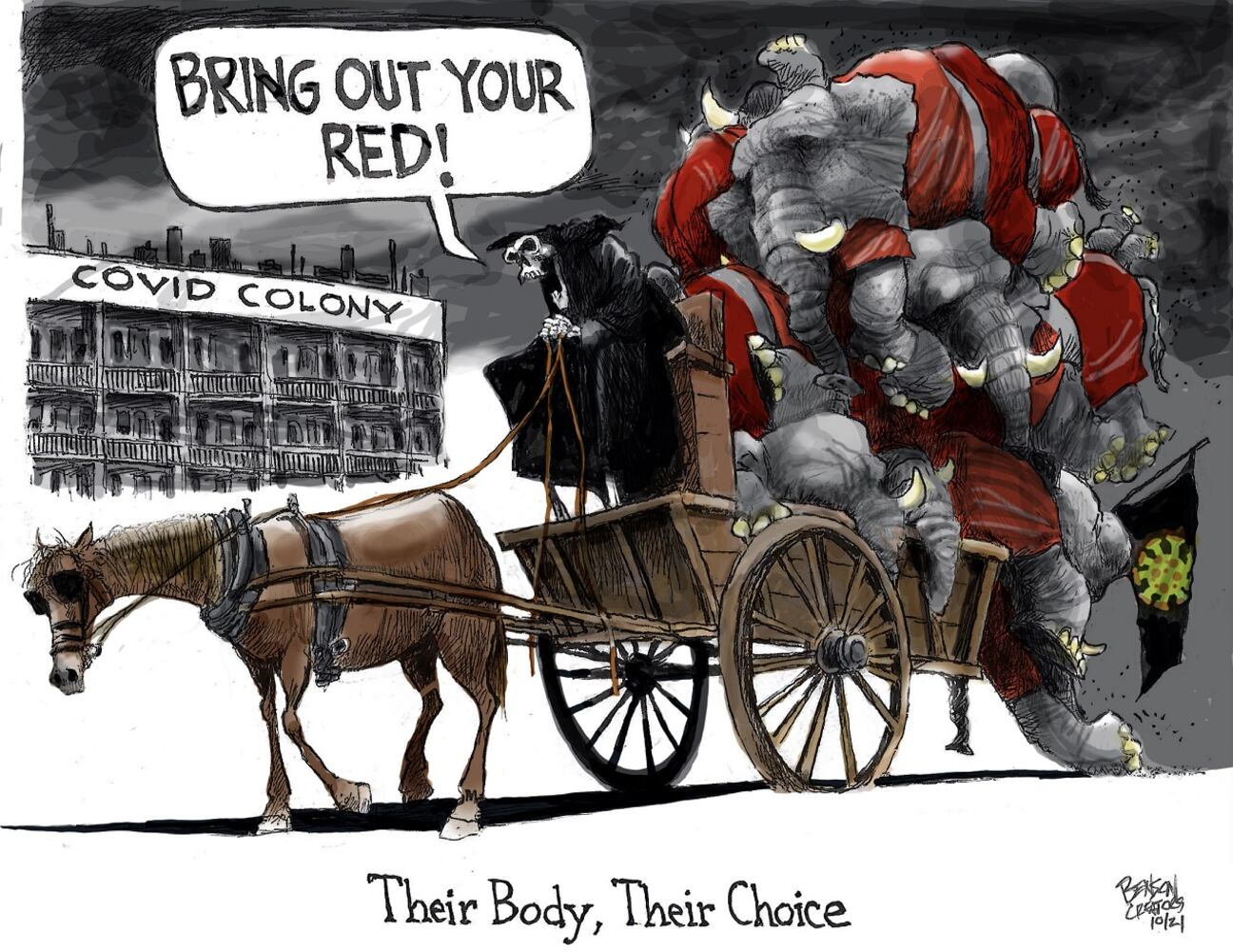 WEEK IN CARTOONS: Facebook name change, Biden’s spending plan and more