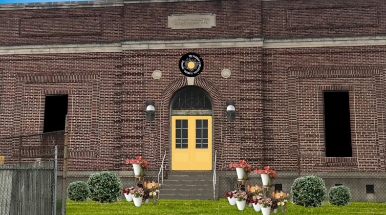 This is the Farmer's Collective vision of what the substation at 514 Maple Ave. in Hamilton could look like when visitors enter it. PROVIDED