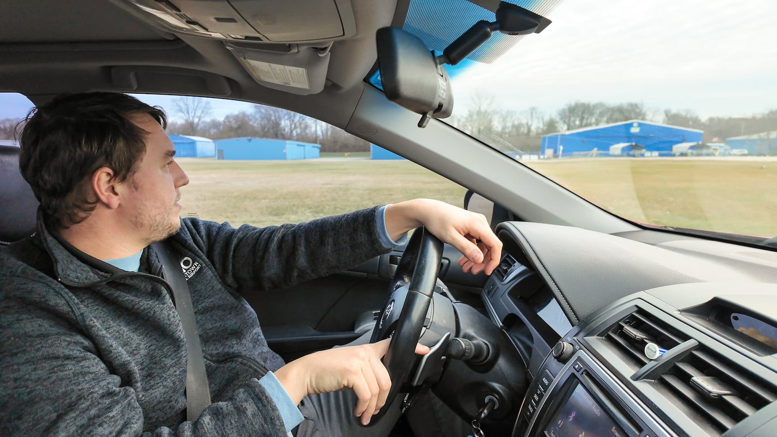 Nik Brumback, airport manager at Middletown Regional Airport, gives a tour Tuesday, Jan. 13, 2026. NICK GRAHAM/STAFF