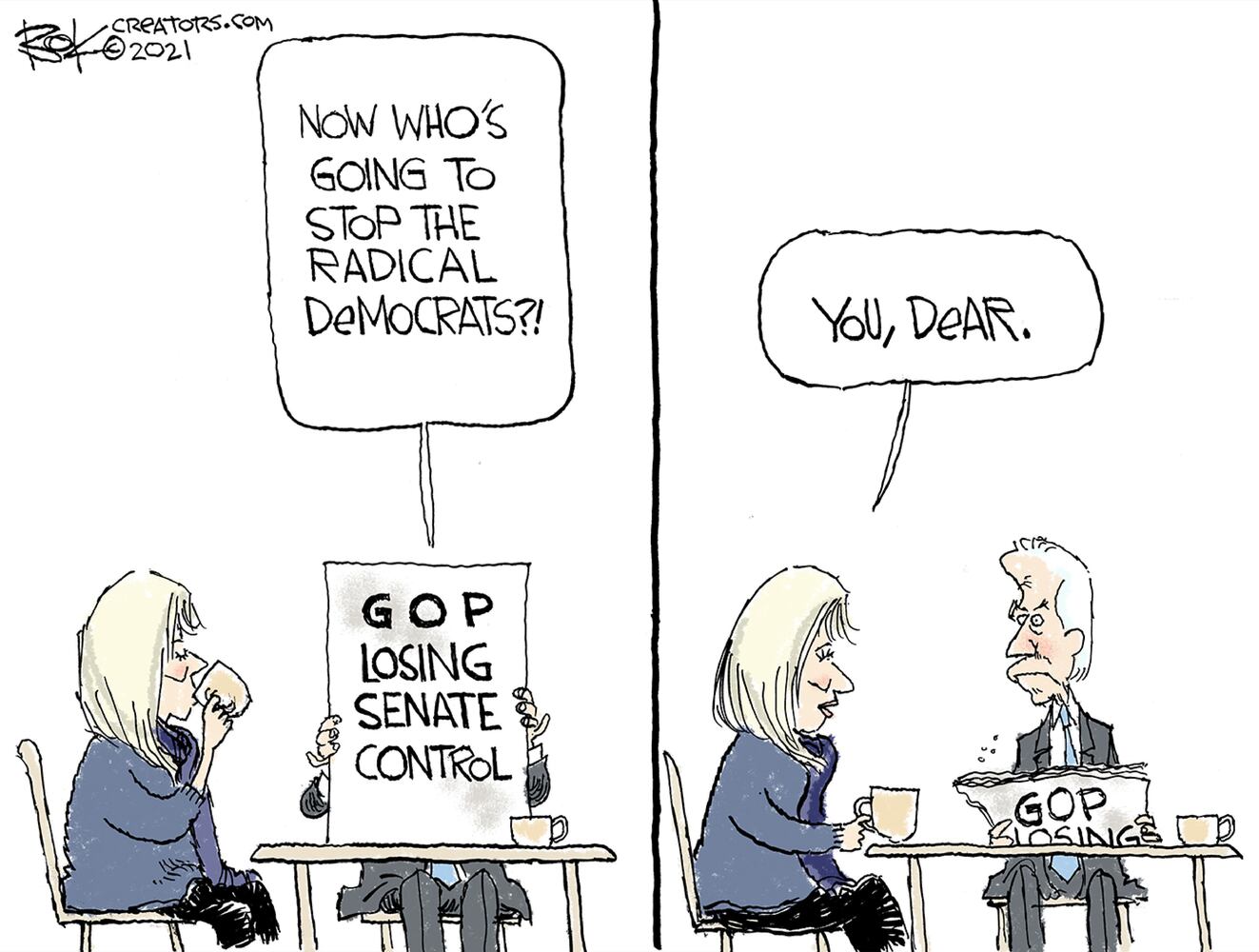 Week in cartoons: Georgia election, Capitol riots and more