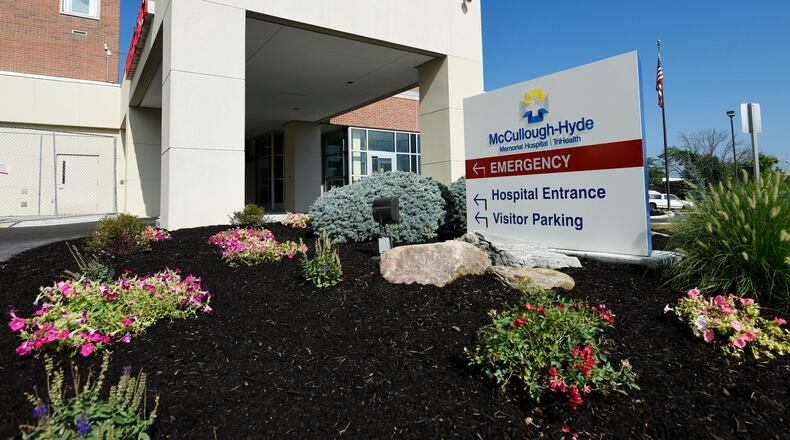 McCullough-Hyde Memorial Hospital-TriHealth in Oxford. STAFF FILE PHOTO/2016