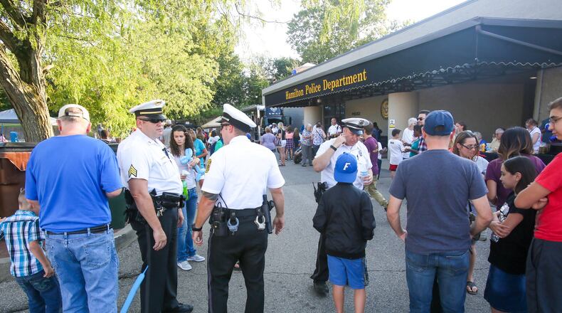 The Hamilton Police Department building at 331 S. Front St. is not optimal for its purpose. It’s a former Kroger building, Public Safety Director Scott Scrimizzi said. GREG LYNCH/FILE