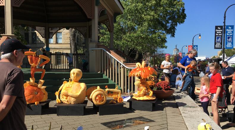 The sixth annual Operation Pumpkin festival Saturday, Oct. 14, 2017, was overflowing with orange carved orbs.
