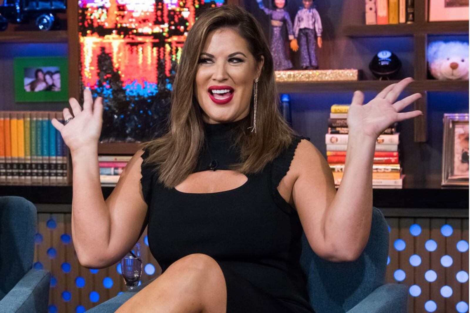 WATCH WHAT HAPPENS LIVE WITH ANDY COHEN -- Episode 15130 -- Pictured: Emily Simpson -- (Photo by: Charles Sykes/Bravo)