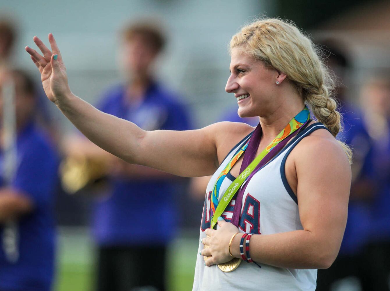 Kayla Harrison Gets Hometown Welcome