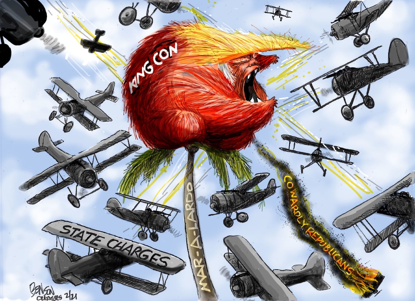 Week in cartoons: Frigid Texas, Rush Limbaugh and more