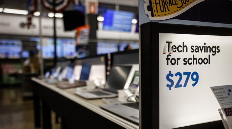 This year's Ohio sales tax holiday starts at midnight Tuesday, July 30, and runs for 10 days instead of 3 days in previous years. It also allows shoppers to purchase most any item up to $500 and even dine out tax free. JIM NOELKER/STAFF