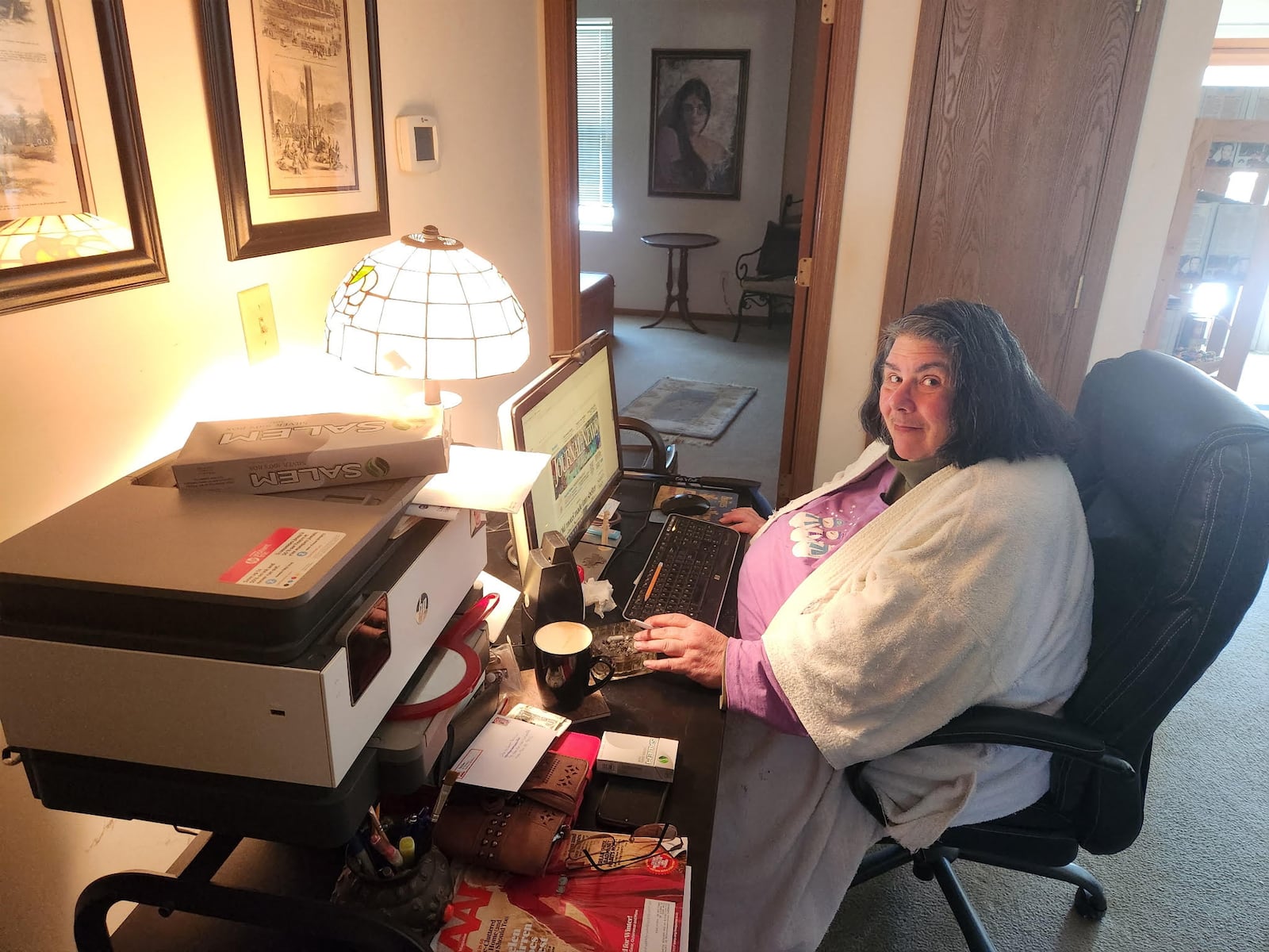 After Tina Osso retired as director of Shared Harvest Foodbank in Fairfield, she preferred spending time at home, her son said. SUBMITTED PHOTO