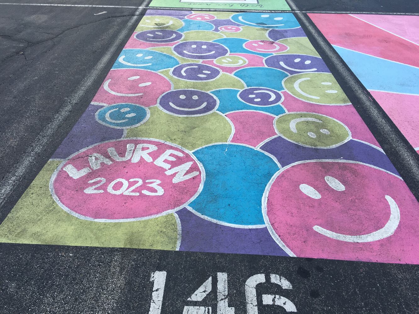 Ross senior parking lot spaces