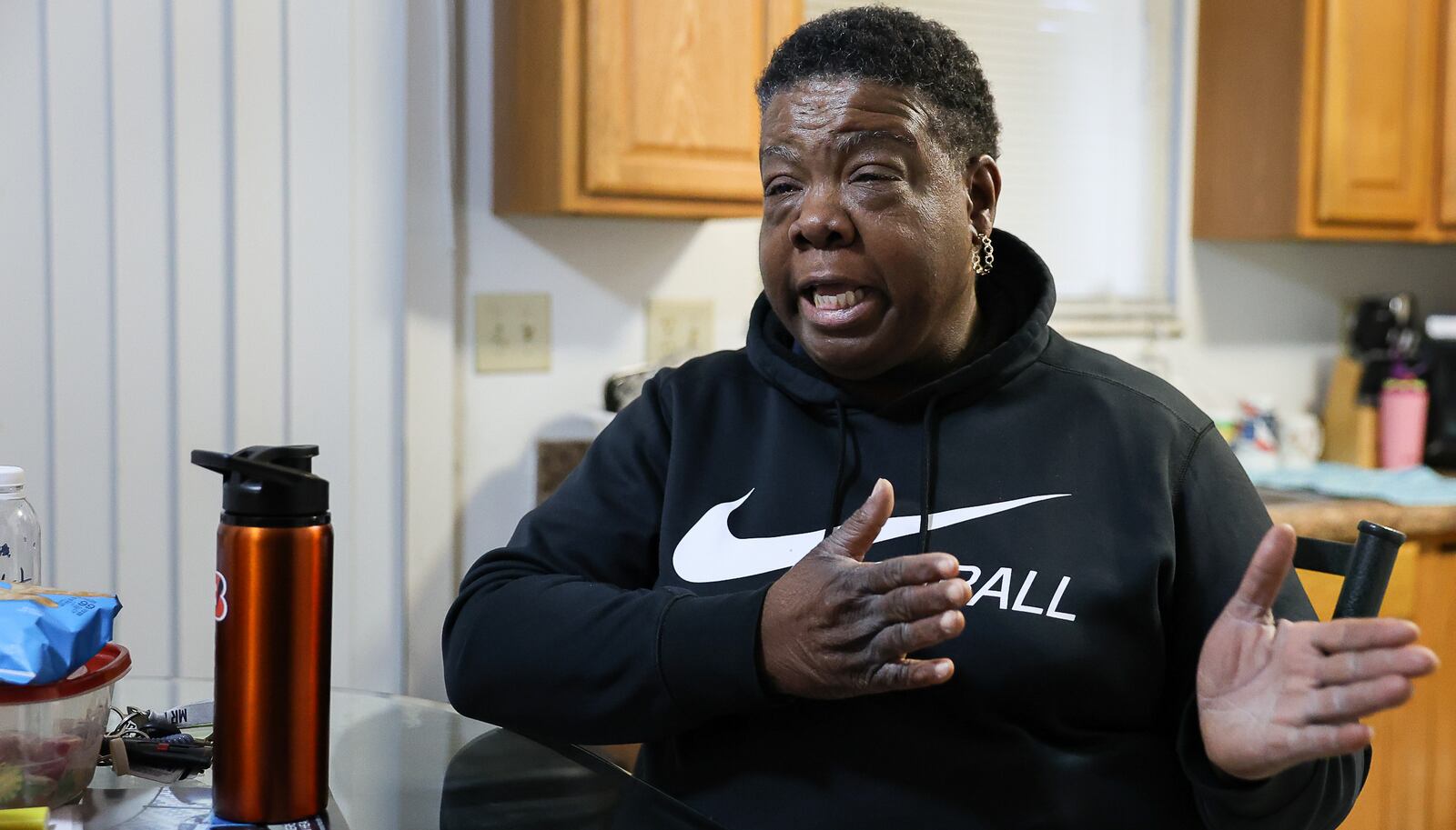 Kim Smith, of Dayton, went without health insurance for a number of years due to not qualifying for Medicaid and not being able to afford commercial health insurance. Now, Smith has been able to get on Medicaid, but the lack of health care when she did not have health insurance caused health issues to progress further than they would have if she had been able to afford annual doctor visits.  BRYANT BILLING / STAFF