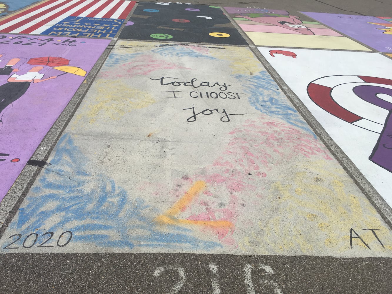Lakota West High School parking lot spaces