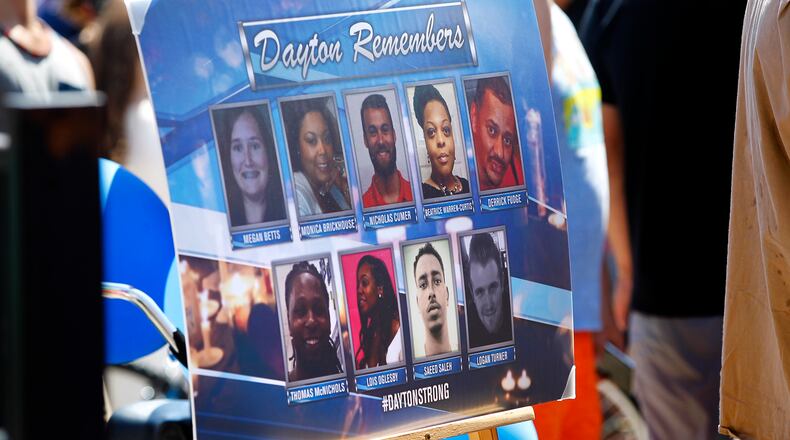 A number of weekend events are aimed at assisting victims and survivors of the Oregon District shooting. LISA POWELL / STAFF