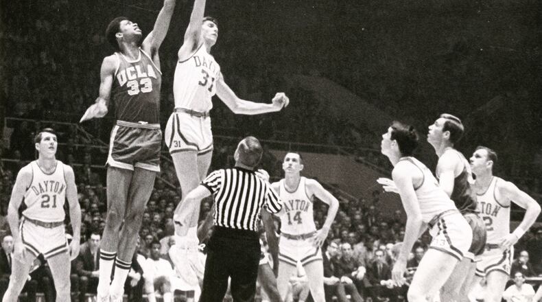 UD MBB Player Dan Obrovac; 1967 NCAA men’s basketball title game; UD vs. UCLA