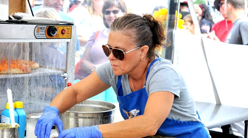 The 43rd annual Germantown Pretzel Festival is returning to Veteran’s Memorial Park this weekend with more vendors, live music, entertainment and lots of different types of pretzels. DAVID A. MOODIE/CONTRIBUTING PHOTOGRAPHER