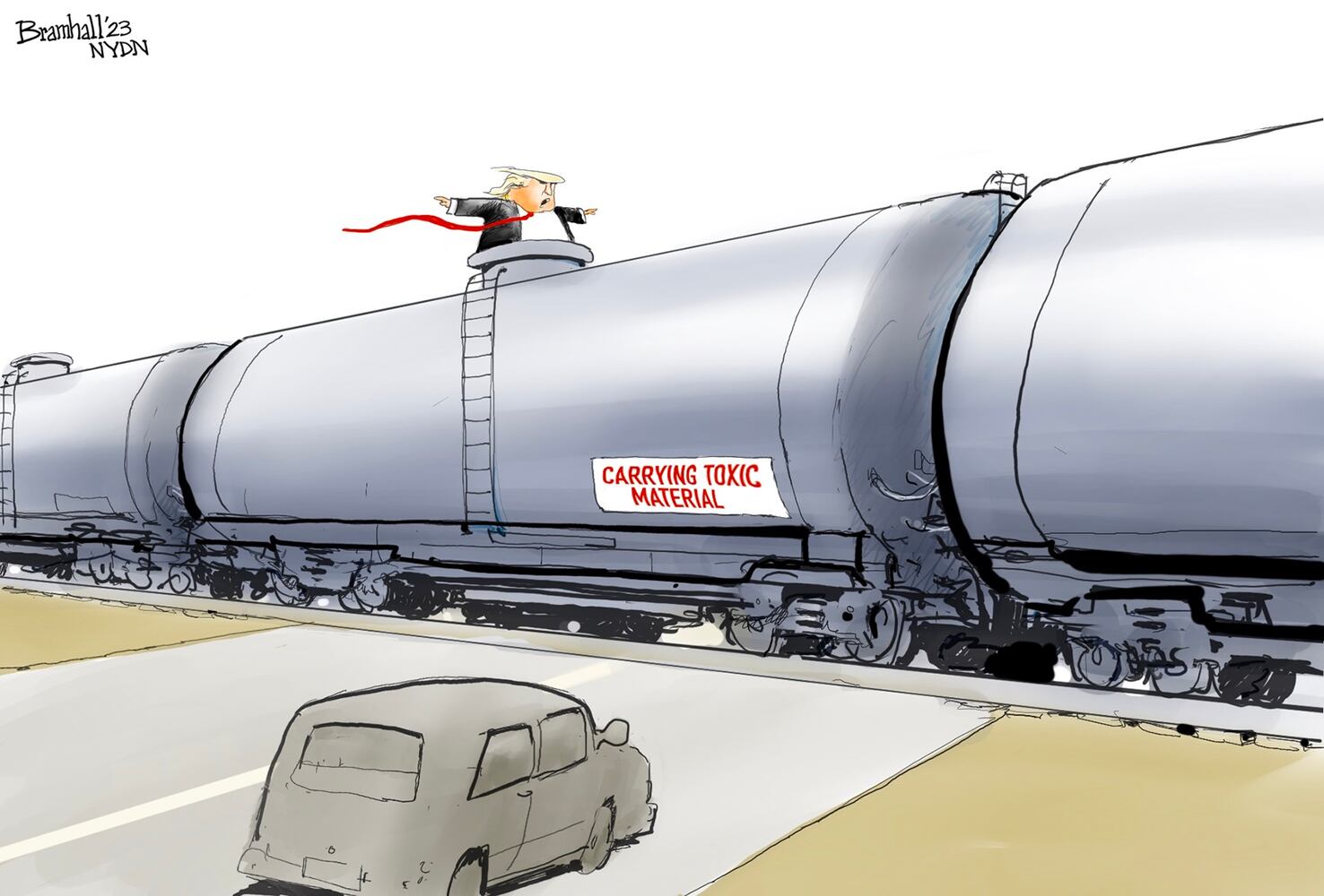 WEEK IN CARTOONS: Ohio train derailment, ChatGPT and more