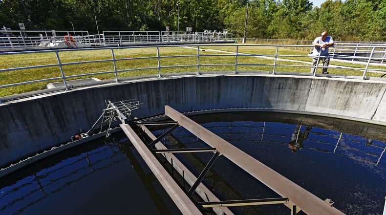 Butler County Water and Sewer department’s wastewater treatment plant.