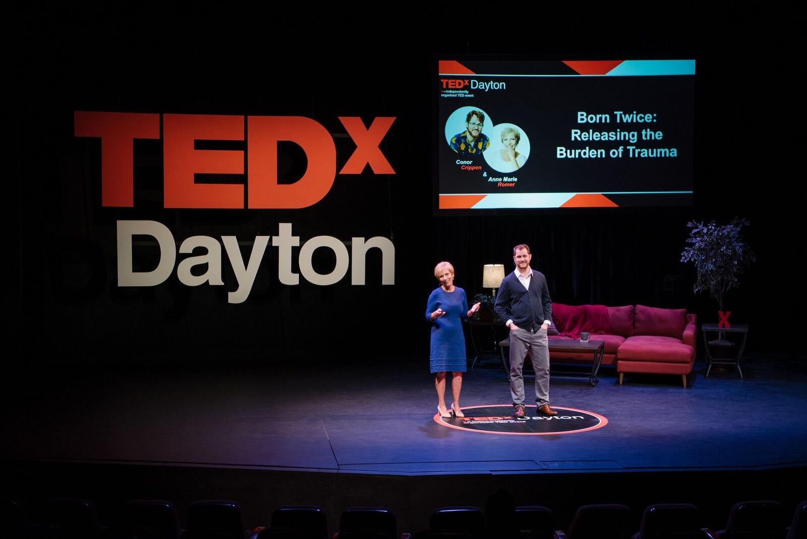 Anne Marie Romer and Conor Crippen will discuss Conor’s traumatic brain injury and giving up the burden of trauma. CONTRIBUTED