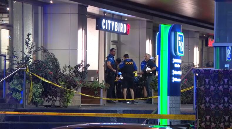 The suspect in a shooting at Fountain Square has turned himself in. WCPO