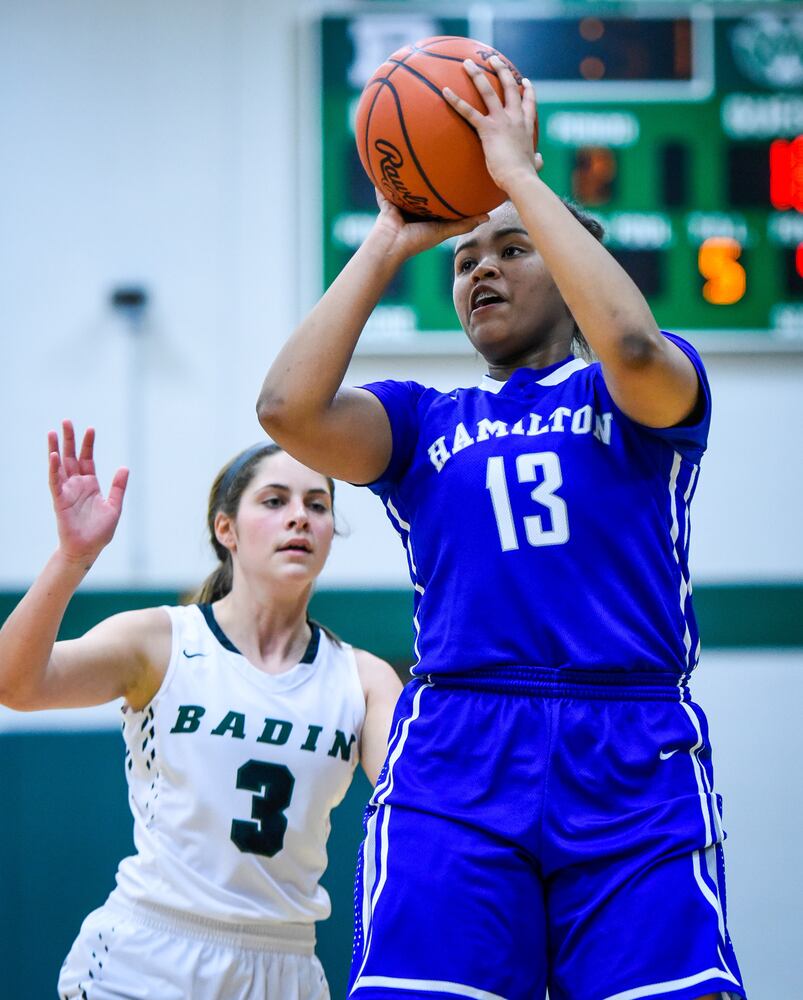 Badin vs Hamilton Girls Basketball