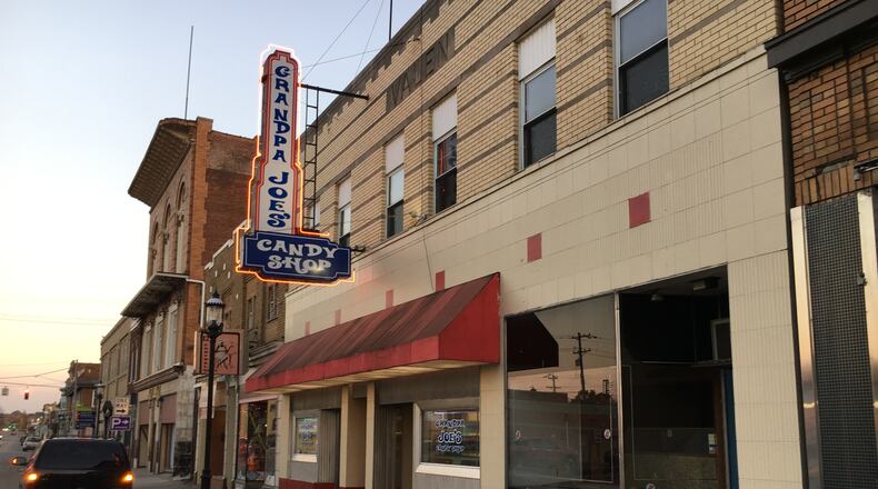 The owner of the building that is home to Grandpa Joe’s Candy Shop at 1212 Central Ave. in Middletown, is one of four properties seeking grants for building facade improvements. FILE PHOTO/CONTRIBUTED