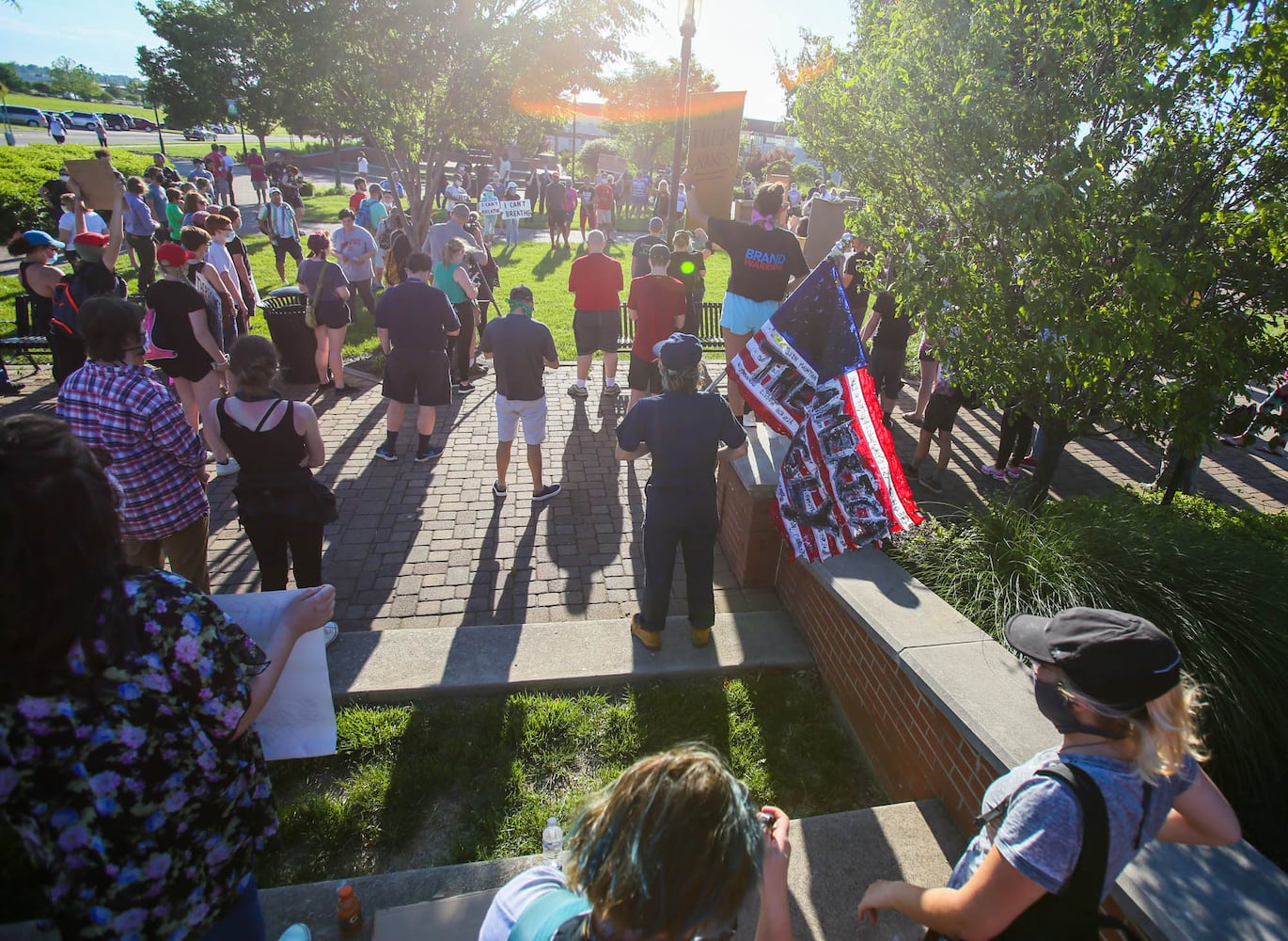 PHOTOS Crowd gathers at West Chester protest