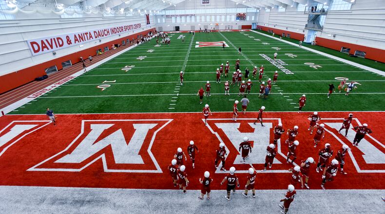 Zachary Smierciak, a Miami University student and football player, was arrested early Sunday morning after an incident at the Brick Street Bar on High Street. STAFF FILE PHOTO