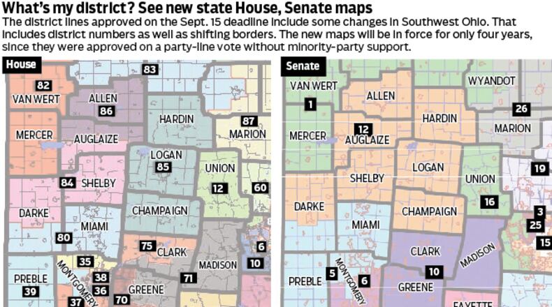 Ohio redistricting maps