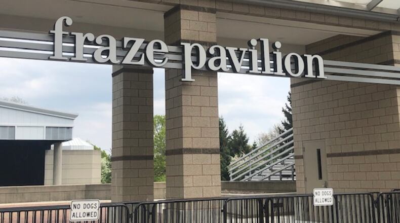 The Fraze Pavilion announced Jan. 7, 2022, a series of concerts and events for the 2022 season. Tickets go on sale at 10 a.m. Jan. 15. NICK BLIZZARD/STAFF