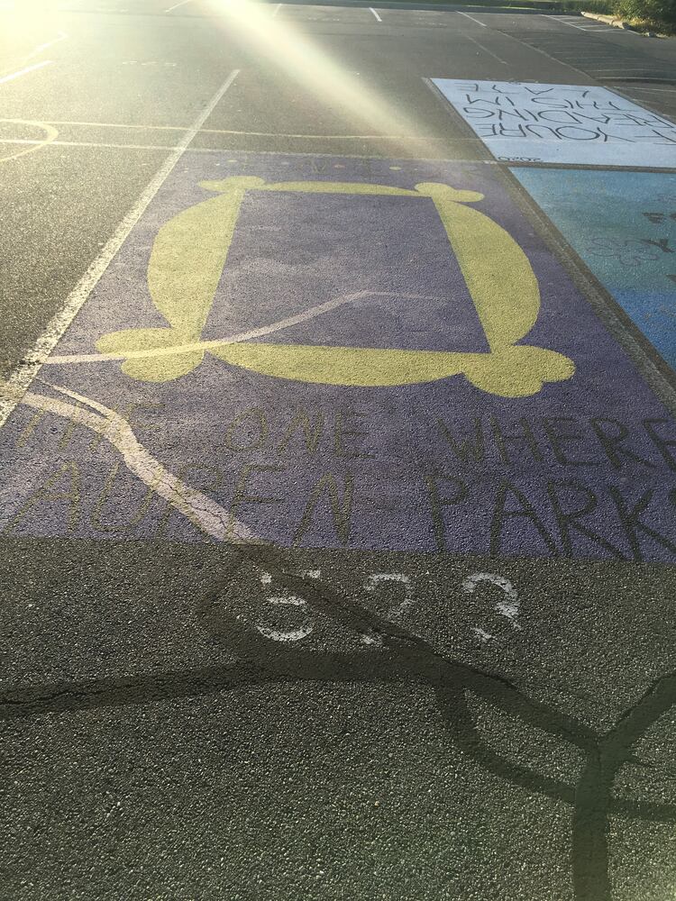 Lakota West senior parking spaces
