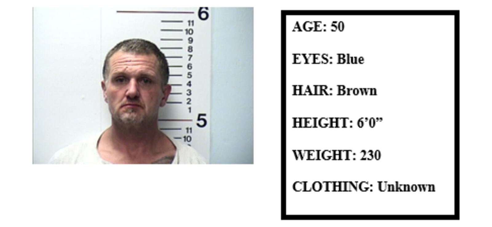 Michael Bowlin Sr., 50, who was also wanted on a burglary charge, was not found at the house.