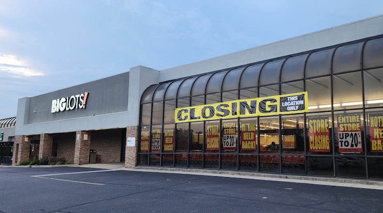 Big Lots is closing 315 stores nationwide, including this store at 359 Miamisburg Centerville Road in Washington Twp. and another store at 7779 Tylersville Road in West Chester Twp. ERIC SCHWARTZBERG/STAFF