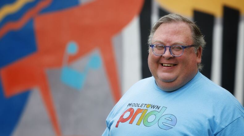 T. Duane Gordan is co-chair and spokesperson of Middletown Pride committee. NICK GRAHAM/STAFF