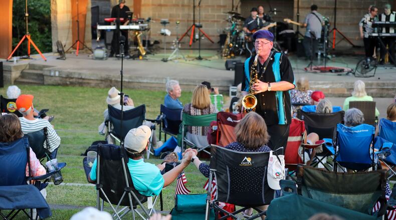 Guests at Keehner Park in West Chester Twp. enjoy a previous concert of the Keehner Park Music Series. FILE/CONTRIBUTED