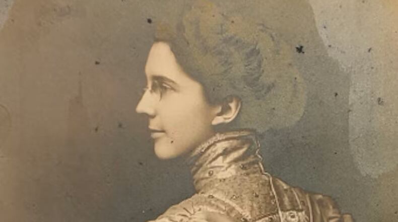 Faith Avery in her wedding dress, 1911. ANDREA KASTON TANGE/THE CONVERSATION VIA AP