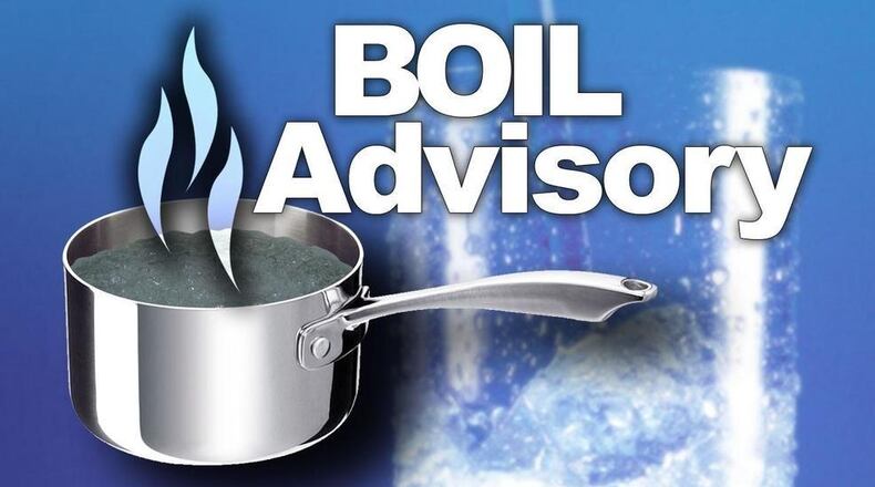 A water boil advisory is scheduled to be in place until 8 p.m. Tuesday, Aug. 7, for the city of Oxford.