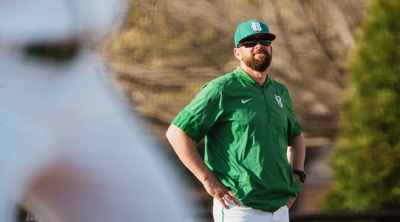 Badin High School baseball coach Brion Treadway during a game earlier this season.. Matt Grimes/Headlines