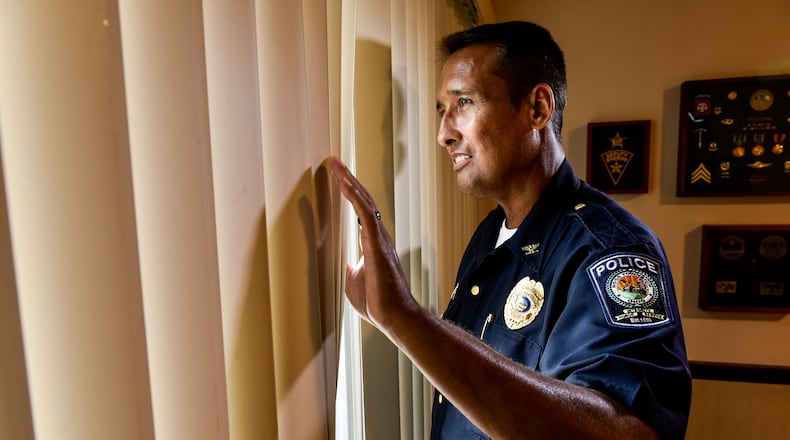 Ross Twp. Police Chief Darryl Haussler has cheated death on a number of occasions and fought hard to come back to work after a kidney transplant last year. He has decided it will be best for everyone if he retires. His retirement will take effect Sept. 1. NICK GRAHAM/STAFF