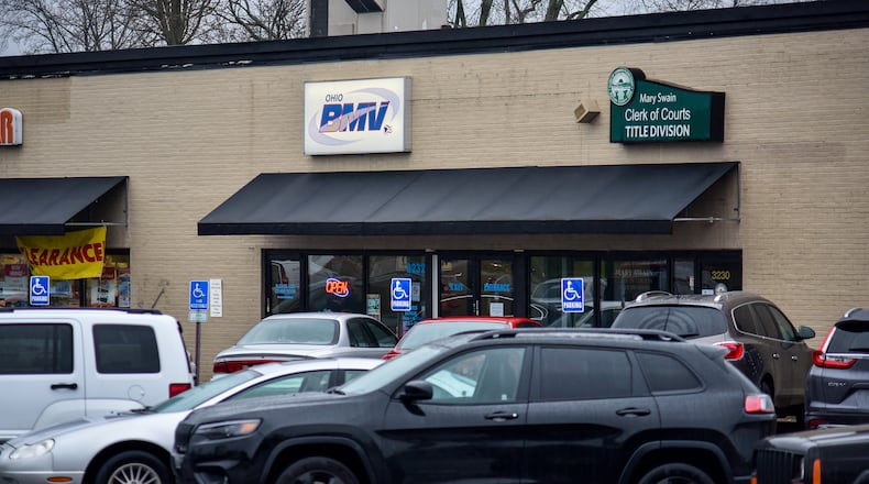 The Middletown branch of the Ohio Bureau of Motor Vehicles, 3232 Roosevelt Blvd., reopened Monday morning after being closed for one month due to inadequate staffing. NICK GRAHAM/STAFF