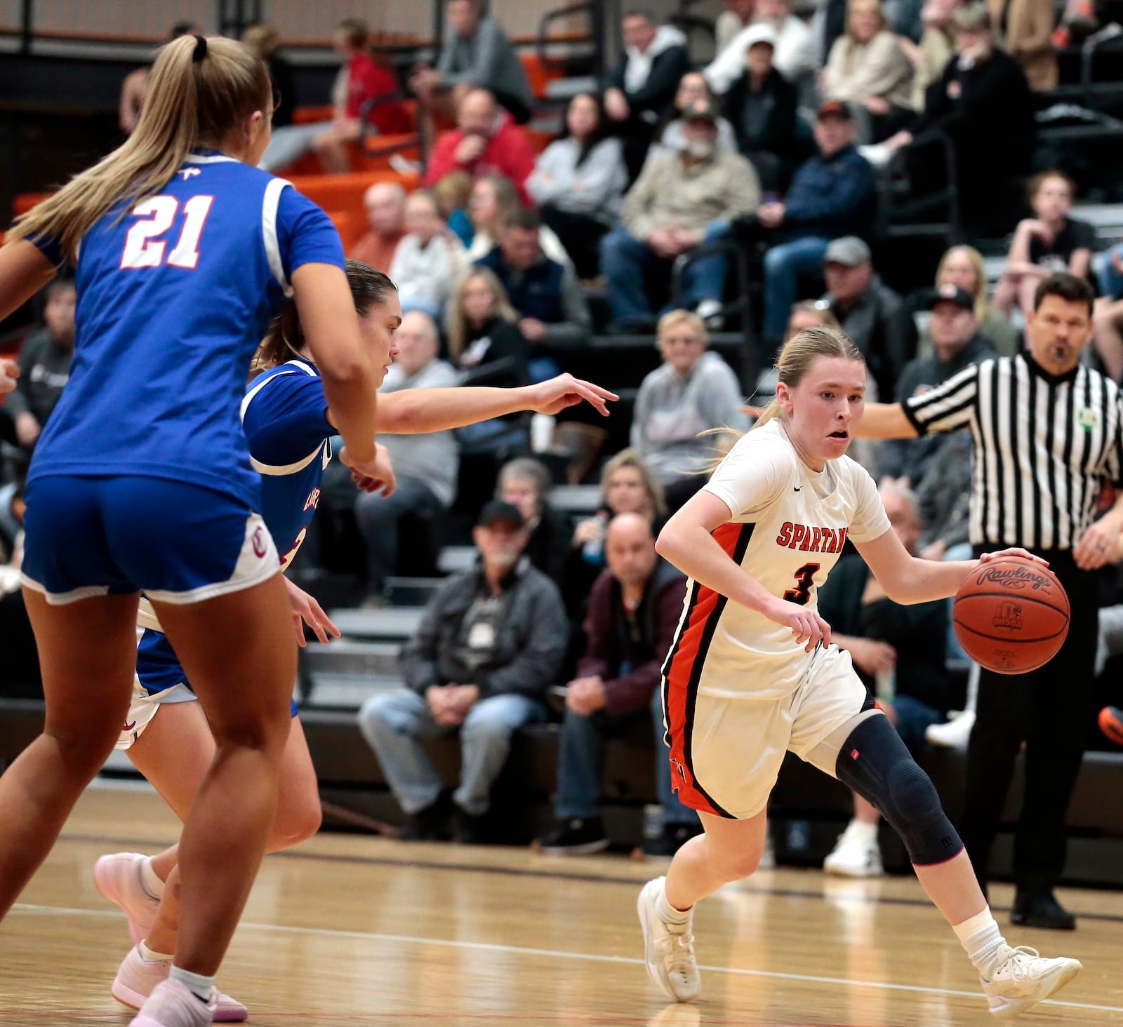 Carroll defeated Waynesville 50-42 in a non-league game on Monday, Jan. 5, 2026, at Waynesville. STEVEN WRIGHT / STAFF