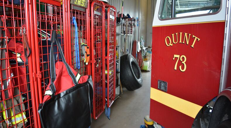 West Chester Twp. Fire Chief Rick Prinz was able to find a temporary home for Fire Rescue Station 73 for 18 months while the new station is under construction. DENISE CALLAHAN/STAFF