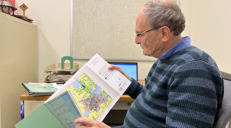 Jim Rubenstein is a professor emeritus of geography at Miami University, and he used to chair the Butler County Planning Commission. He is helping as Oxford Twp. renews its land use plan. SEAN SCOTT/CONTRIBUTED